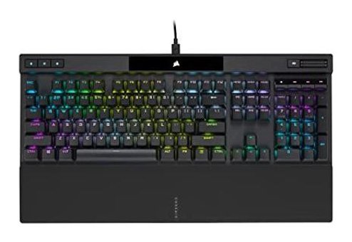 Corsair K70 İngilizce Q RGB 105 Tuşlu Kablolu Siyah Mekanik Gaming Klavye