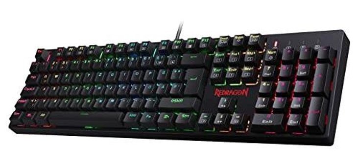Redragon K582-DE SURARA Almanca Q RGB 105 Tuşlu Kablolu Siyah Mekanik Gaming Klavye