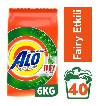 Alo Platinum Beyazlar İçin 40 Yıkama Toz Deterjan 6 kg