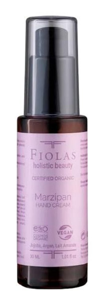 Fiolas Marzipan Hassas Ciltler Organik Vegan Parfümlü El Kremi 30 ml