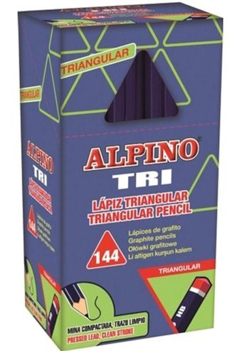Alpino Triangular 144'lü Üçgen Siyah Kurşun Kalem Seti