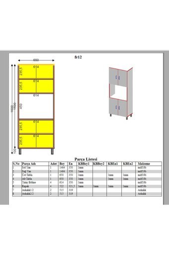 Erahome Lux 4 Kapaklı 5 Raflı Çok Amaçlı Dolap Beyaz 160 x 65 x 35 cm