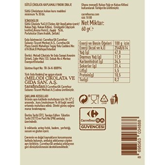 Bonheur Fındıklı Çikolata 60 gr