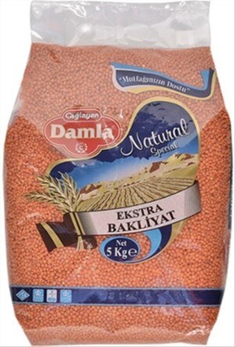 Damla Kırmızı Mercimek 5 kg