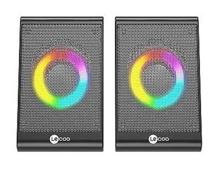 Lecoo Lecoo DS100 RGB USB Kablolu 1+1 Bilgisayar Hoparlörü