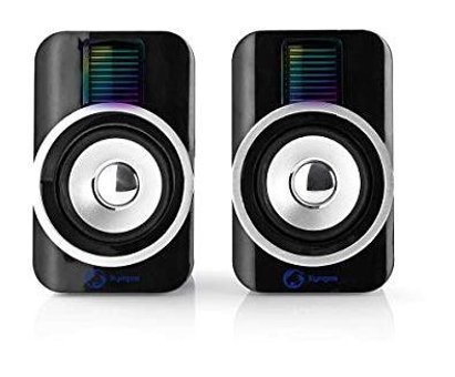 Nedıs ‎GSPR20020BK RGB USB Kablolu 1+1 Bilgisayar Hoparlörü
