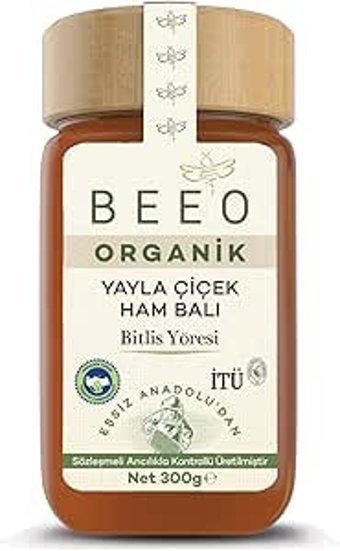 Bee'o Organik Çiçek Balı 300 gr