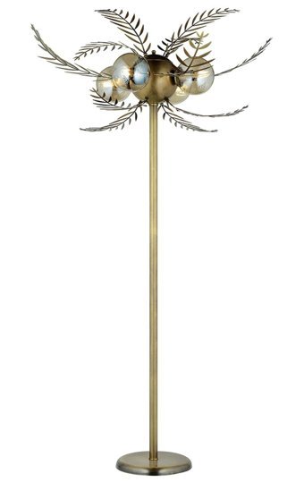 Lampaluce Alekos 4'lü Metal Ayaklı Tek Ayak Yuvarlak Lambader Sarı