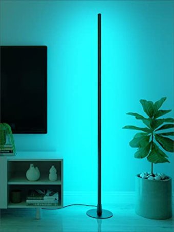 İgotech Rgb Metal Ayaklı Tek Ayak Çubuk Lambader Çok Renkli