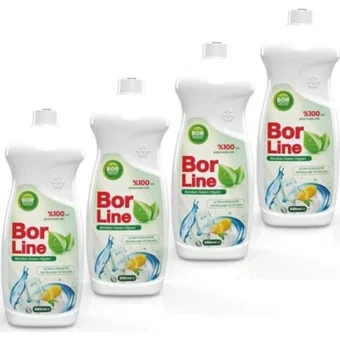 Borline Limon Kokulu El Bulaşık Deterjanı 4x65 ml