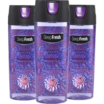 Deep Fresh Absolute Relax Çiçek Duş Jeli 3x500 ml