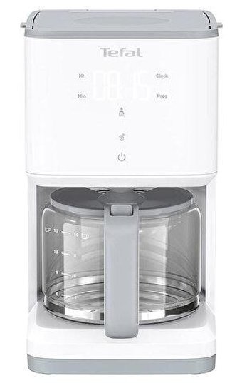 Tefal CM6931 Sense Zaman Ayarlı Plastik Filtreli Karaf 1.25 L Hazne Kapasiteli Akıllı 1000 W Beyaz Filtre Kahve Makinesi