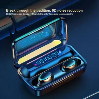 Buyfun F9 Kulak İçi Kablosuz Bluetooth Kulaklık Siyah
