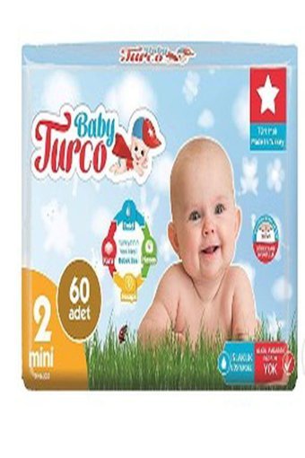 Baby Turco Mini 4 Numara Cırtlı Bebek Bezi 60 Adet