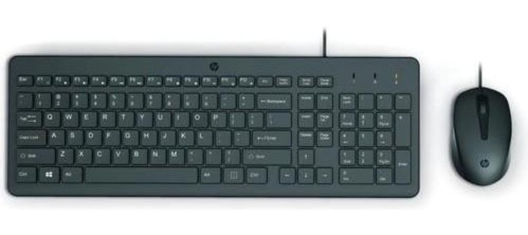 Hp 240J7AA Sessiz Siyah Kablolu Klavye Mouse Seti