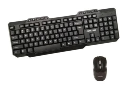 Concord C-50 Siyah Kablosuz Klavye Mouse Seti