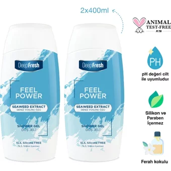 Deep Fresh Deniz Yosunu Duş Jeli 2x400 ml