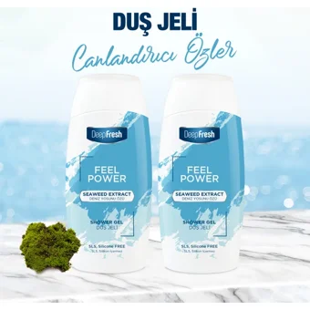 Deep Fresh Deniz Yosunu Duş Jeli 2x400 ml