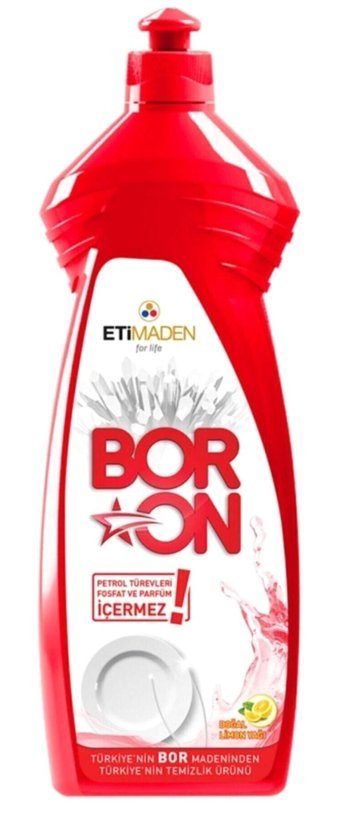 Boron Limon Kokulu El Bulaşık Deterjanı 8x650 ml