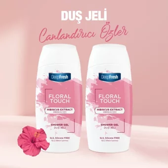 Deep Fresh Hibiskus Duş Jeli 2x400 ml