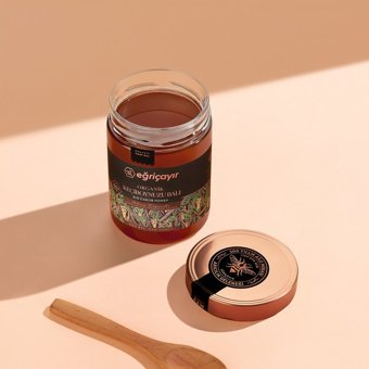 Eğriçayır Organik Keçi Boynuzu Çiçek Balı 450 gr