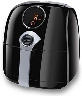 Living Basix LB200 Airfryer 6.17 lt Tek Hazneli Led Ekranlı Yağsız Sıcak Hava Fritözü Siyah