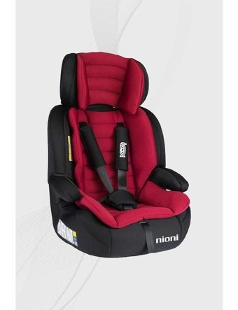 Nioni Space 9-36 kg Yükseklik Ayarlı Emniyet Kemerli Oto Koltuğu Bordo