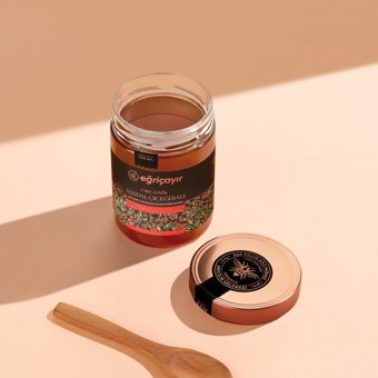 Eğriçayır Organik Sandal Çiçeği Balı 450 gr