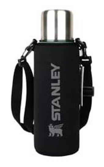 Stanley Adventure Çelik 1 lt Matara Termos Siyah