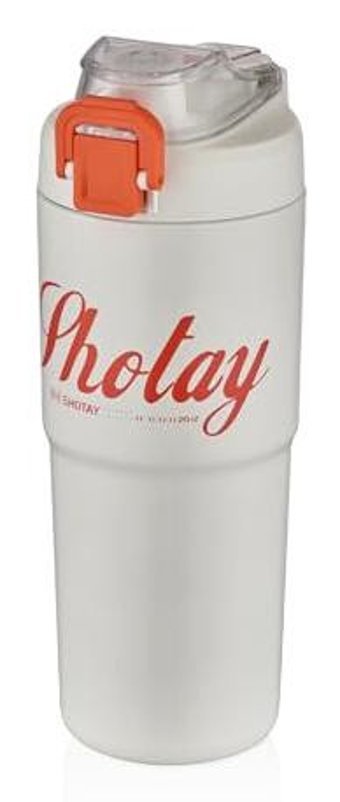 Shotay Çelik Çelik 750 ml Matara Termos Beyaz