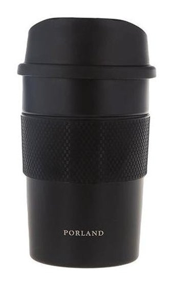 Porland Taway Çelik 360 ml Matara Termos Siyah