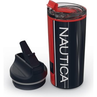 Nautica NTM02 Sport Paslanmaz Çelik 500 ml Matara Termos Navy Kırmızı
