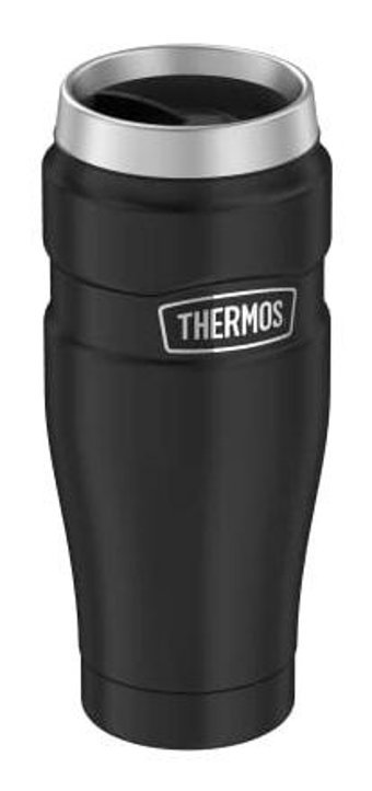 Thermos Coffee-to-Go Çelik 470 ml Matara Termos Siyah