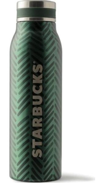 Starbucks Klasik Seri Çelik 444 ml Matara Termos Yeşil