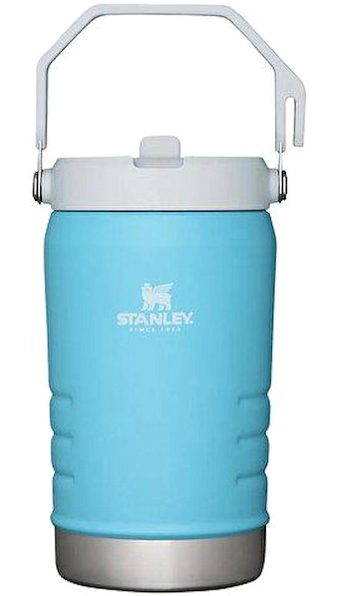 Stanley The IceFlow Flip Straw Jug Pipetli Çelik 1.19 lt Matara Pipetli Termos Mavi