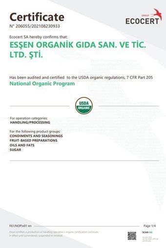 Essen Organik Cin Mısır 500 gr