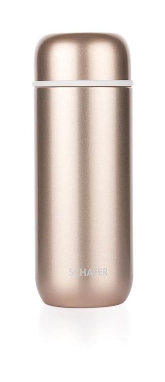 Schafer Iron Man Çelik 200 ml Matara Termos Rose Gold