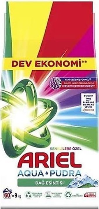 Ariel Aqua Pudra Dağ Esintisi 76 Yıkama Toz Deterjan 11.5 kg