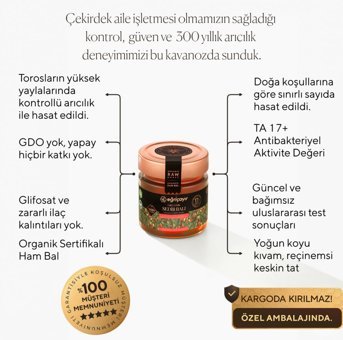 Eğriçayır Organik Sedir Balı 300 gr