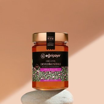 Eğriçayır Organik Süzme Devedikeni Balı 450 gr