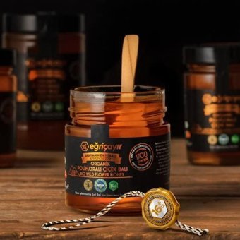 Eğriçayır Polifloralı Organik Çiçek Balı 850 gr