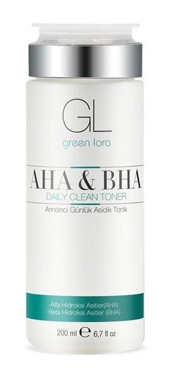 Green Lora Tüm Cilt Tipleri İçin Aha+Bha Gözenek Sıkılaştırıcı Losyon Tonik 200 ml