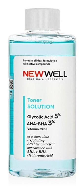New Well Tüm Cilt Tipleri İçin Aha+Bha Gözenek Sıkılaştırıcı Leke Giderici Likit Tonik 200 ml