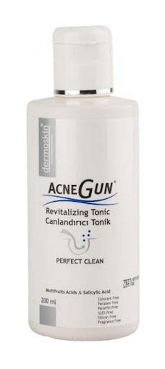 Dermoskin Acnegun Revitalizing Tüm Cilt Tipleri İçin Salisilik Asitli Gözenek Sıkılaştırıcı Jel Tonik 200 ml