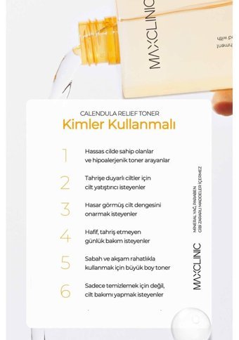 Maxclinic Kuru ve Hassas Ciltler İçin Likit Tonik 300 ml