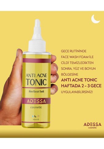 Adessa Anti Acne Tüm Cilt Tipleri İçin Likit Tonik 200 ml