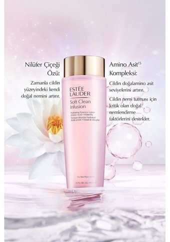 Estée Lauder Soft Clean Infusion Kuru Ciltler İçin Losyon Tonik 400 ml