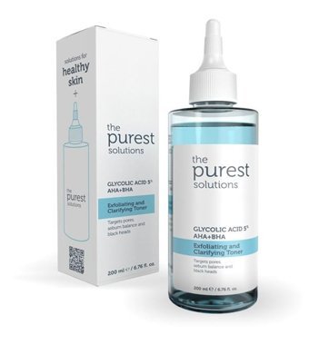 The Purest Solutions Tüm Cilt Tipleri İçin Aha+Bha Salisilik Asitli Gözenek Sıkılaştırıcı Likit Tonik 200 ml
