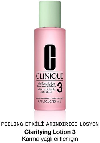 Clinique Clarifying Karma ve Yağlı Ciltler İçin Leke Giderici Losyon Tonik 200 ml
