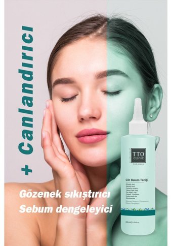 Tto Clinic Skin Care İçin Salisilik Asitli Gözenek Sıkılaştırıcı Yüz Temizleyici Likit Tonik 200 ml